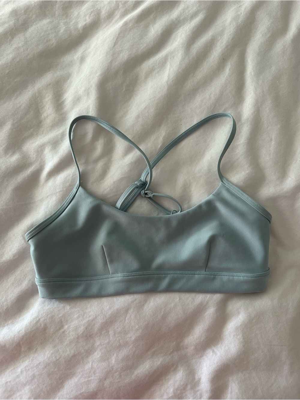 Alo Yoga Airlift Intrigue Bra Light Sage Green Blue XS